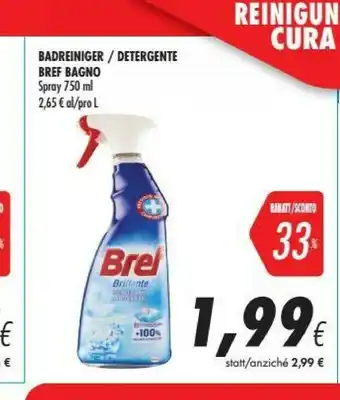 Coop Bref Bagno Detergente offerta