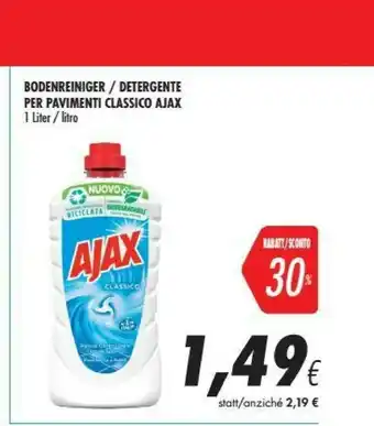 Coop Ajax Pulizia pavimenti offerta