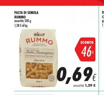 Coop Rummo Pasta Di Semola offerta