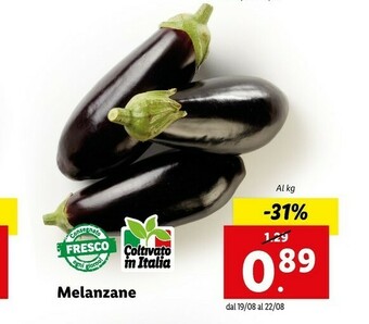 Lidl Melanzane offerta