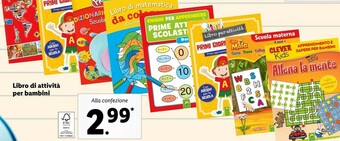 Lidl Libro Di Attivita Per Bambini offerta