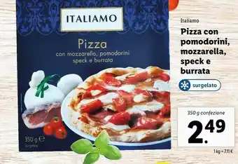 Lidl Italiamo Pizza Con Pomodorini offerta