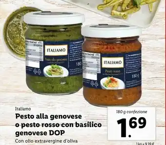 Lidl Italiamo Pesto Alla Genovese offerta