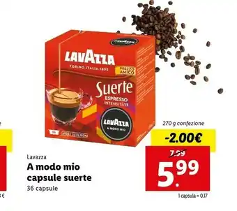 Lidl Lavazza Caffè offerta