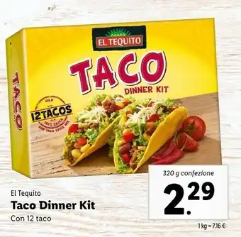 Lidl El tequito Taco Dinner Kit offerta