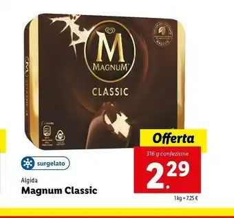 Lidl Algia Algida Magnum Classic offerta