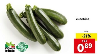 Lidl Zucchine offerta
