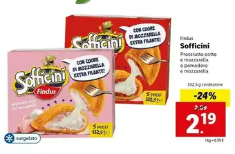 Findus Sofficini Pomodoro Più Mozzarella 332.5 G(ml)