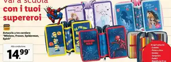 Lidl Astuccio A Tre Cerniere Minions offerta