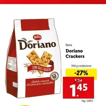 Lidl Doria No Crackers offerta