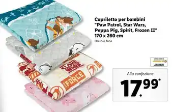 Lidl Copriletto Per Bambini offerta