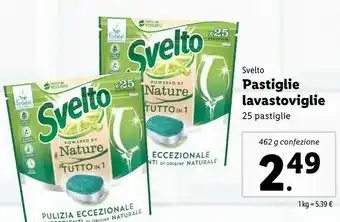 Lidl Svelto Pastiglie Lavastoviglie offerta