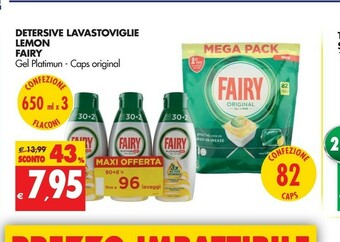 Tigros Fairy Detersivo lavastoviglie offerta