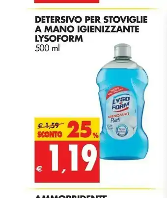 Tigros Lysoform Detersivo piatti offerta