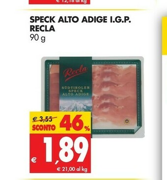 Tigros Recla Speck offerta