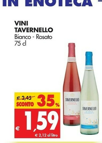 Tigros Tavernello Vino offerta