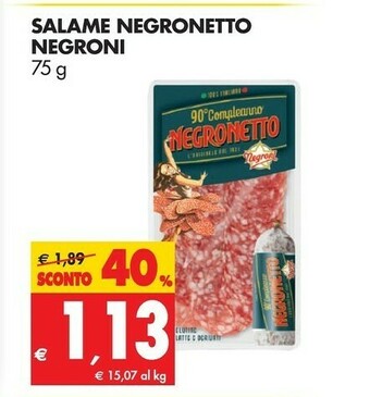 Tigros Beretta Prosciutto cotto offerta