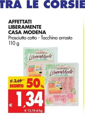 Tigros Casa Modena Prosciutto cotto offerta