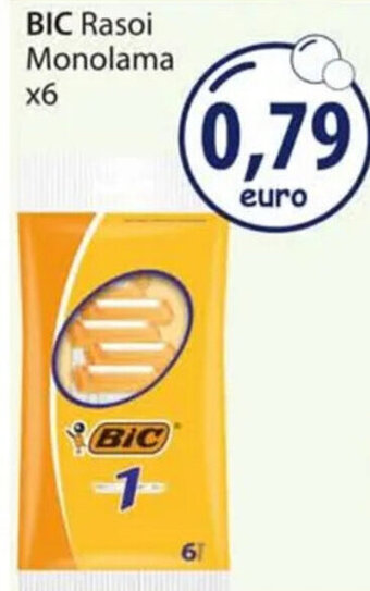 Acqua & Sapone BIC Rasoi Monolama x6 offerta
