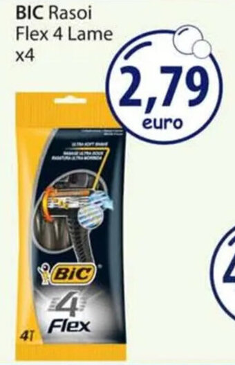 Acqua & Sapone BIC Rasoi Flex 4 Lame x4 offerta