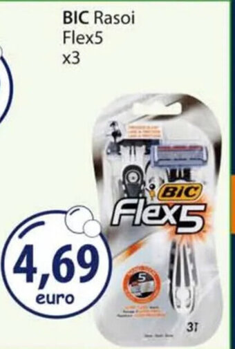 Acqua & Sapone BIC Rasoi Flex5 x3 offerta