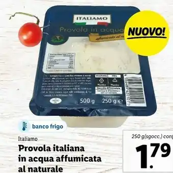 Lidl Italiamo Provola Italiana In Acqua Affumicata Al Naturale offerta