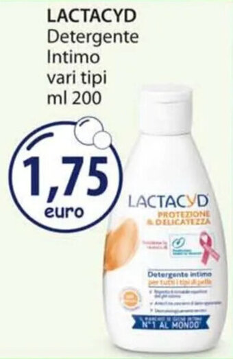 Acqua & Sapone LACTACYD Detergente Intimo vari tipi ml 200 offerta