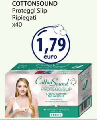 Acqua & Sapone COTTONSOUND Proteggi Slip Ripiegati x40 offerta