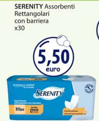 Acqua & Sapone SERENITY Assorbenti Rettangolari con barriera x30 offerta