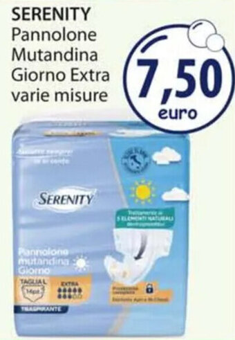 Acqua & Sapone SERENITY Pannolone Mutandina Giorno Extra varie misure offerta