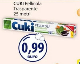 Acqua & Sapone CUKI Pellicola Trasparente 25 metri offerta