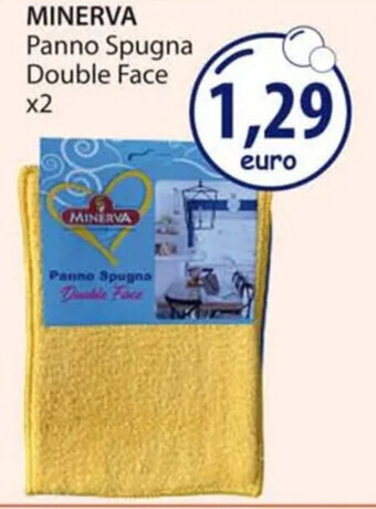 Acqua & Sapone MINERVA Panno Spugna Double Face x2 offerta