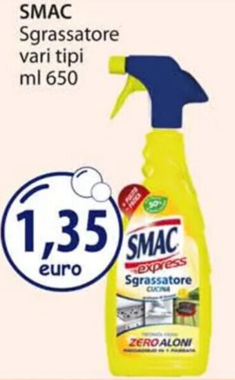 Acqua & Sapone SMAC Sgrassatore vari tipi ml 650 offerta