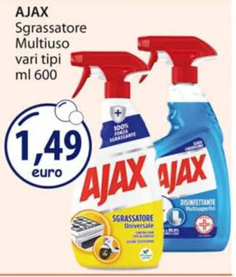 Acqua & Sapone AJAX Sgrassatore Multiuso vari tipi ml 600 offerta