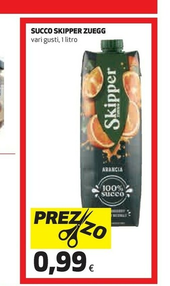 Coop Zuegg Succo Skipper offerta