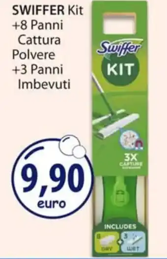 Acqua & Sapone SWIFFER Kit +8 Panni Cattura Polvere +3 Panni offerta