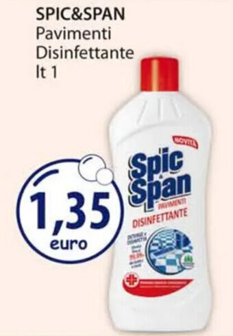 Acqua & Sapone SPIC&SPAN Pavimenti Disinfettante It 1 offerta
