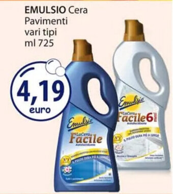 Acqua & Sapone EMULSIO Cera Pavimenti vari tipi ml 725 offerta