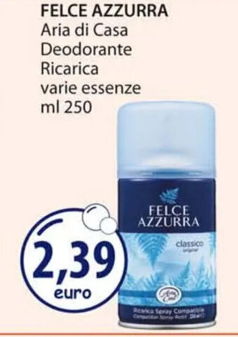 FELCE AZZURRA Aria di Casa Deodorante Ricarica varie essenze ml 250