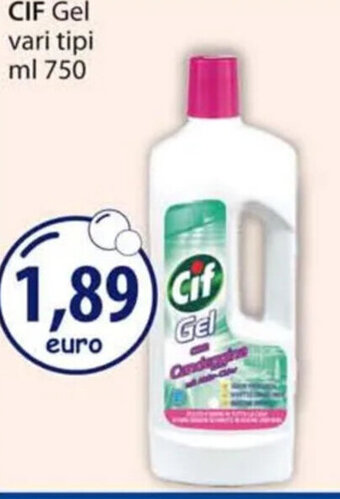 Acqua & Sapone CIF Gel vari tipi ml 750 offerta