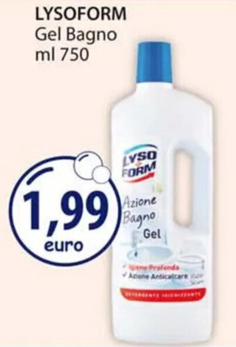 Acqua & Sapone LYSOFORM Gel Bagno ml 750 offerta