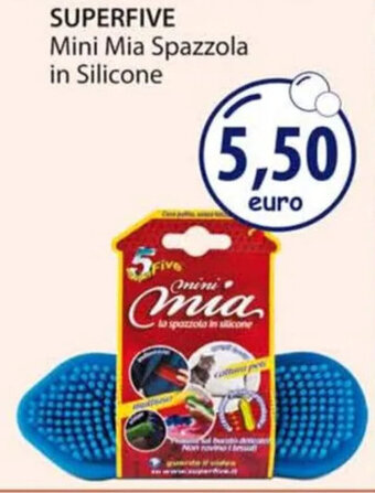 Acqua & Sapone SUPERFIVE Mini Mia Spazzola in Silicone offerta
