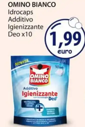 Acqua & Sapone OMINO BIANCO Idrocaps Additivo Igienizzante Deo x10 offerta