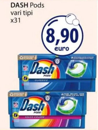 Acqua & Sapone DASH Pods vari tipi x31 offerta