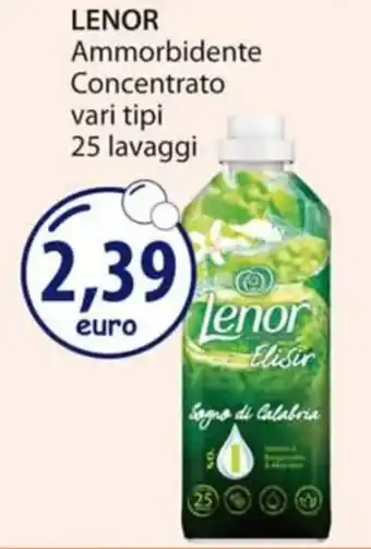 Acqua & Sapone LENOR Ammorbidente Concentrato vari tipi 25 lavaggi offerta