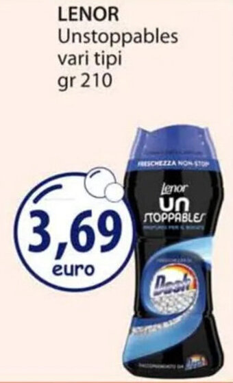 Acqua & Sapone LENOR Unstoppables vari tipi gr 210 offerta