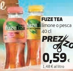 Coop FuzeTea - Pesca Con Una Nota Di Rosa 400 G(ml) offerta