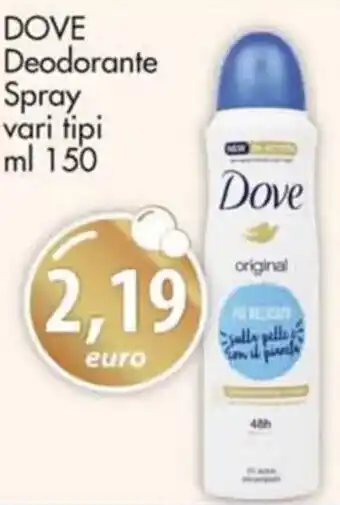 Acqua & Sapone DOVE Deodorante Spray ml 150 offerta