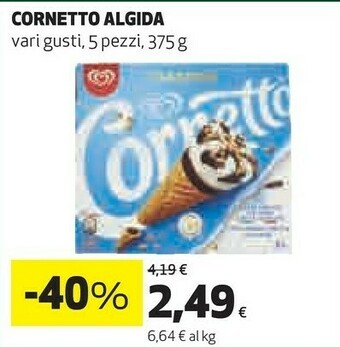 Coop Algida Cornetto Caramello 375 G(ml) offerta