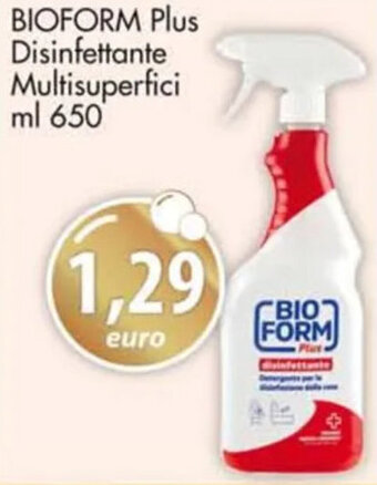 Acqua & Sapone BIOFORM Plus Disinfettante Multisuperfici ml 650 offerta